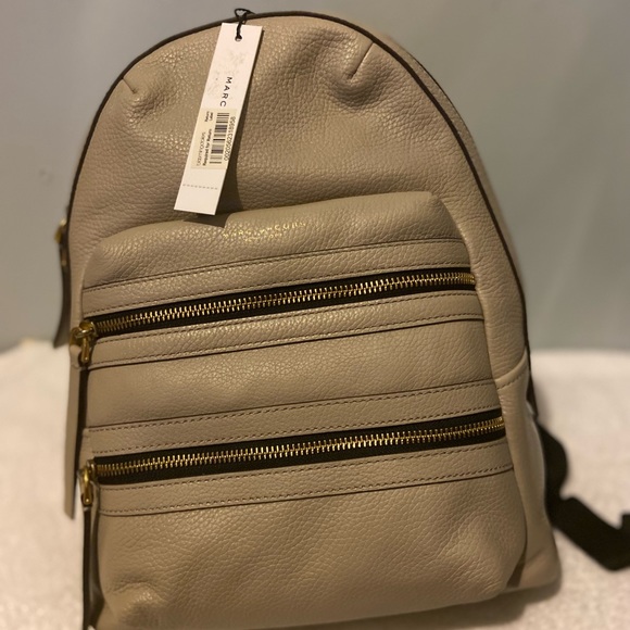 MARC JACOBS BROWN LEATHER BACKPACK- AUTH main image 5